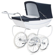 Oberon játékbabakocsi - White&Navy White&Navy